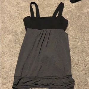 Lululemon built in bra work out top